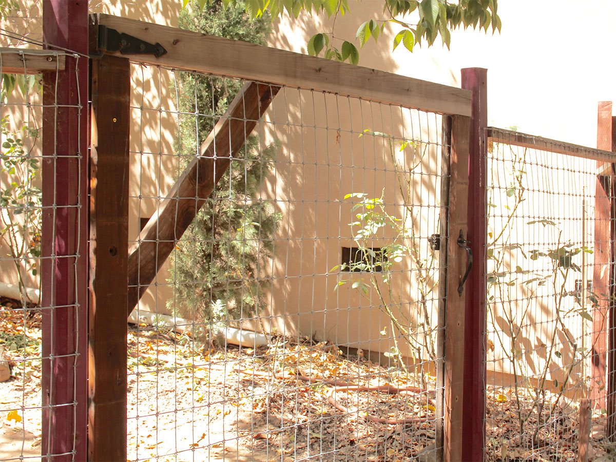 Inspect exterior gates and fences 