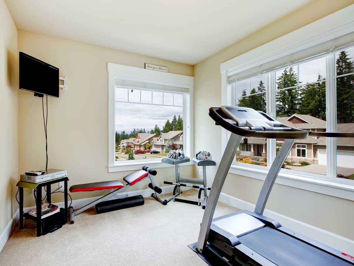 Workout Room Furnishings Project Template