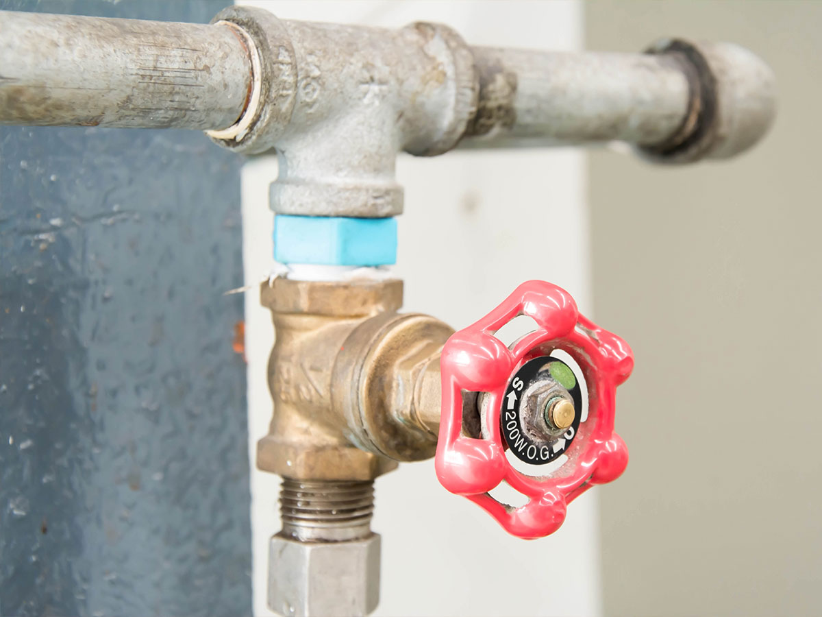 Inspect all water valves