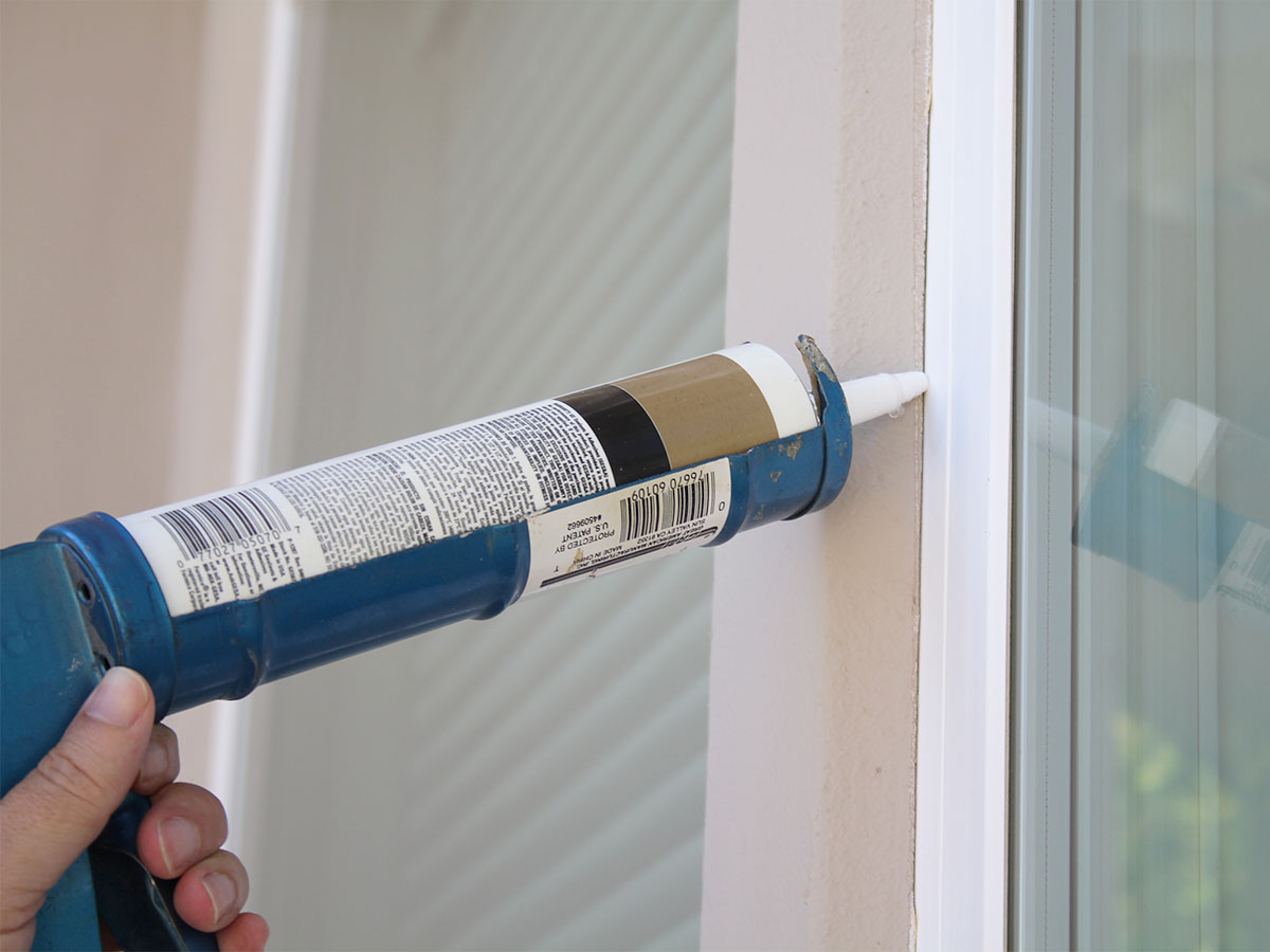 Inspect exterior caulking