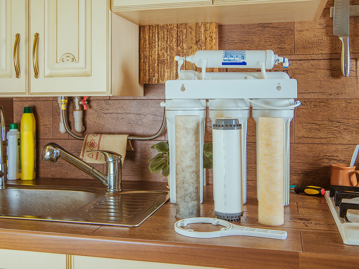 Maintain the whole house water filter/conditioner system