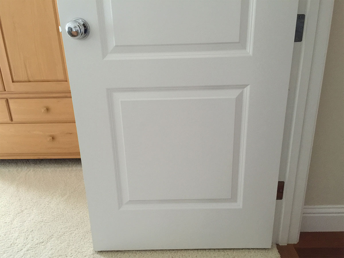 Wipe interior and exterior doors and trim